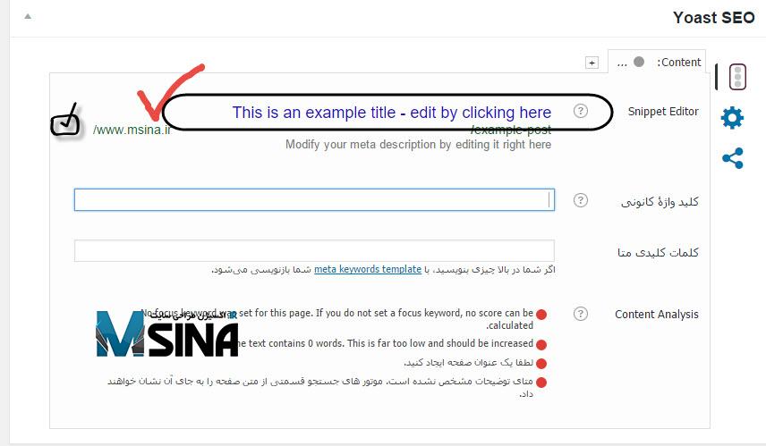 Yoast SEO Msina 6